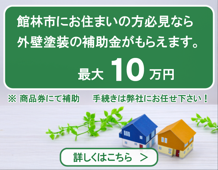 外壁塗装 補助金 館林